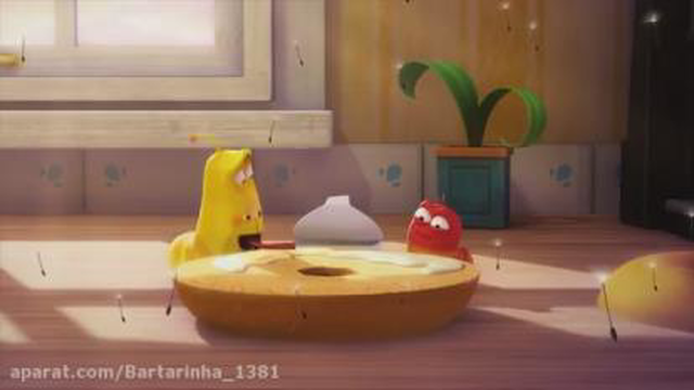 انمیشن جذاب و طنز لاروا 👉😂