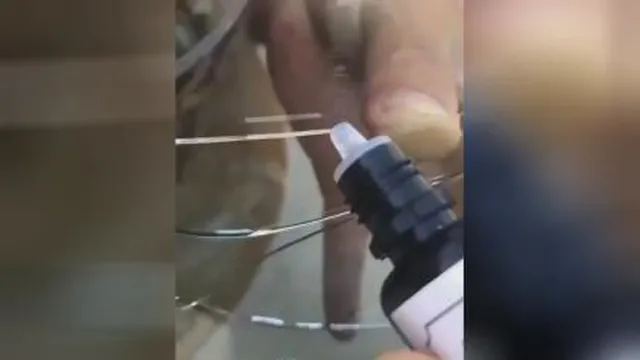 ترمیم شیشه شکسته😯👨‍🔧