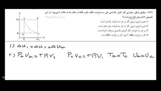 فیزیک دهم فصل 5 - ترمودینامیک قسمت هفتم(حل سوالات خیلی سبز)