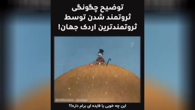 راز ثروتمند شدن از قول پولدارترین اردک دنیا