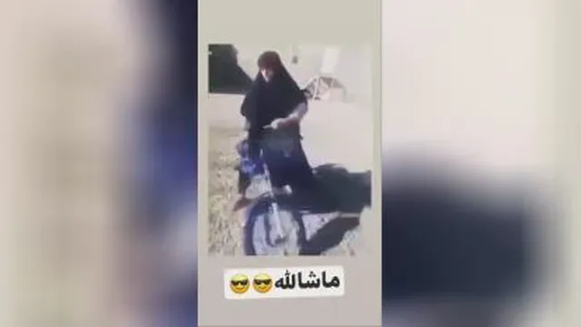 کلیپ خنده دار پیر زن موتور سوار