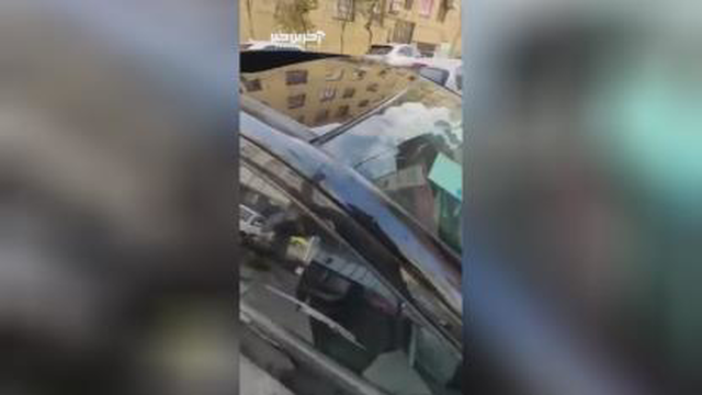 وضعیت فاجعه بار بدنه خودروی شاهین پس از بارش یک تگرگ ساده