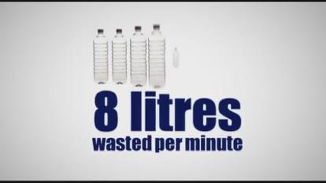 'Don't Wash Dishes Under A Running Tap' Water Conservation TV Commercial (Englis