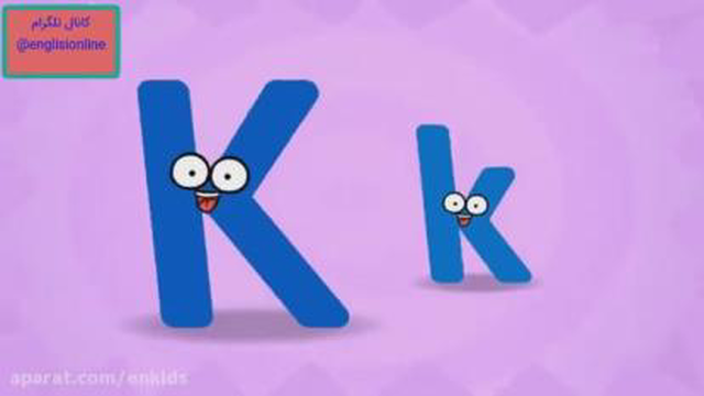 آموزش حرف انگلیسی Kk