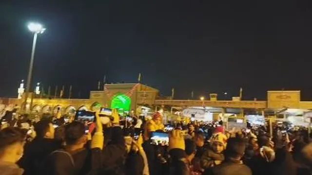لحظه تحویل سال مشهد مقدی
