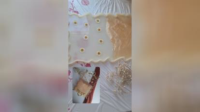 ساخت سینی بابونه