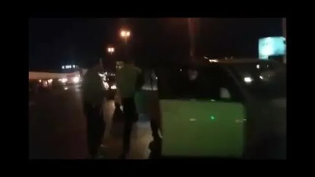 دستگیری مهدی گاوزن در خیابان