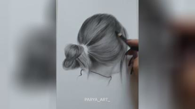 اموزش طراحی مو😁