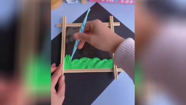 کاردستی تابلو هنری بساز😎