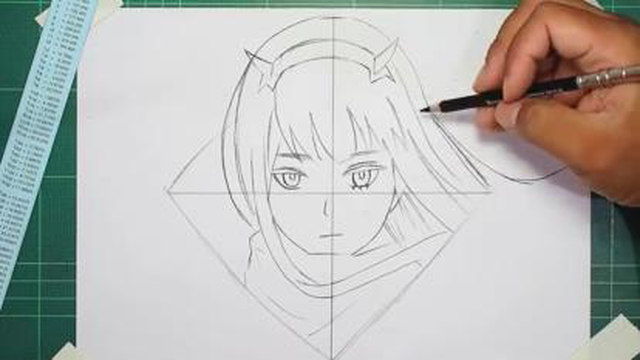 Draw anime zerotwo نقاشی زیروتو