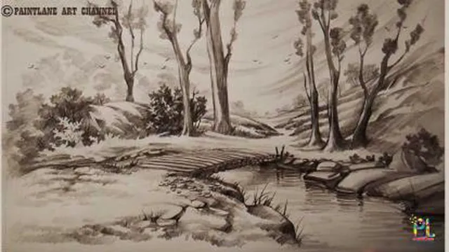آموزش گام به گام طراحی منظره