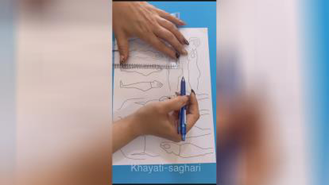 روش اندازه گیری روی اندام باسن برجسته و شکم برجسته
