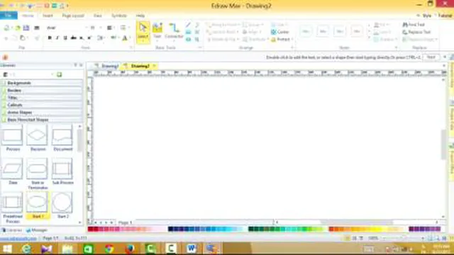 آموزش نرم افزار ای درا (edraw) کتاب کاروفناوری نهم