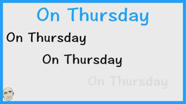 (Days of the week) روز های هفته