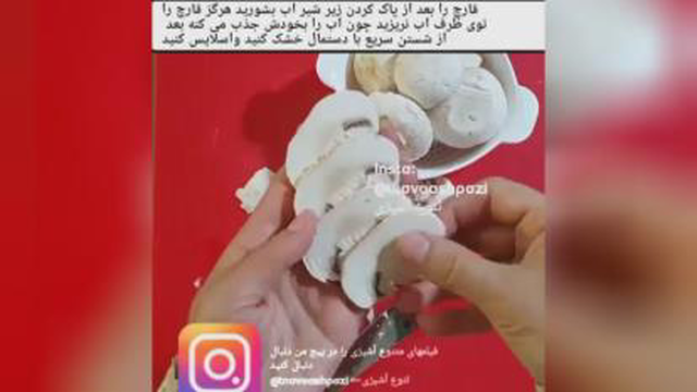 بلانچ کردن قارچ