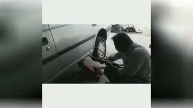 صافکاری رکاب پژو 405 با دستگاه
