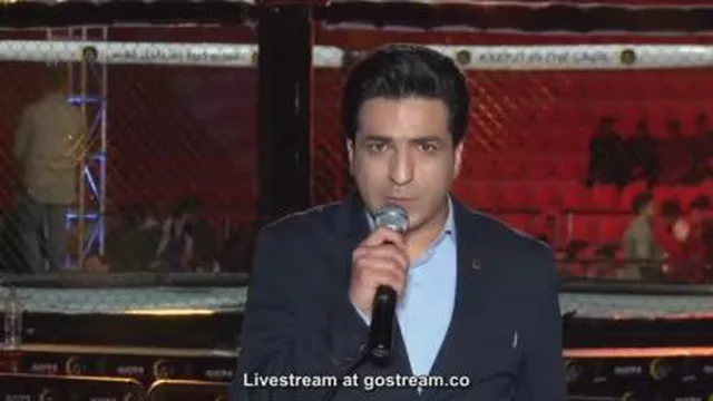 مسابقات شب نبرد عبدالخاق غوثی در مقابل عبدالمنیر احدی از کشور دوست ایران