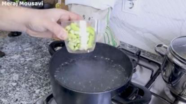 سبزی پلو با ماهیچه