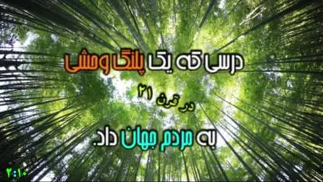 درسی که پلنگ وحشی به انسان قرن 21 داد