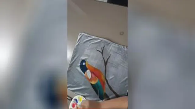 نقاشی روی پارچه
