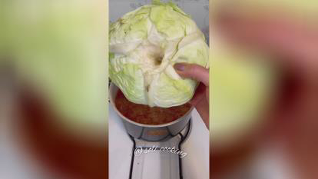 طرز تهیه دلمه کلم /کلیپ آشپزی /دلمه کلم /دلمه برگ مو