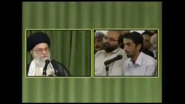 شعر خوانی در محضر رهبر ایران