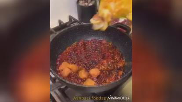 خورشت مرغ ناردونی با محصولات شمالی بهار نارنج 😋🍁