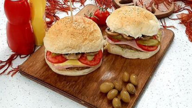 طرز تهیه رویال برگر( همبرگر) سلطنتی خانگی