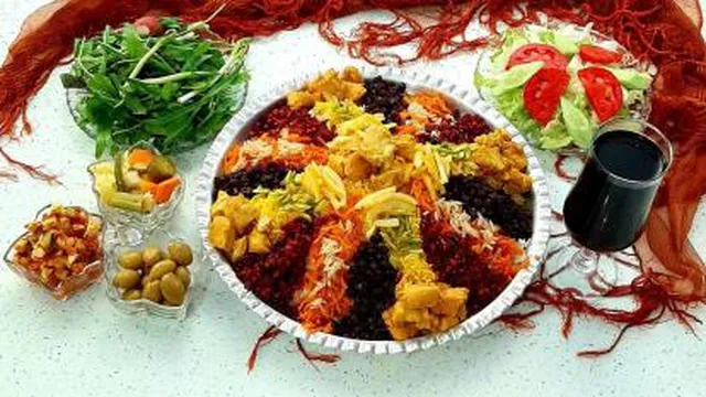 طرز تهیه مرصع پلو (جواهر پلو)