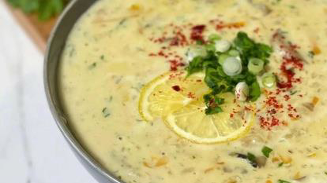 سوپ شیر و قارچ😍