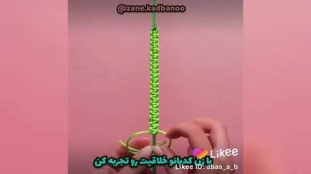 آموزش ساخت دستبند