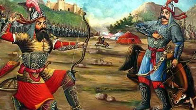 شاهنامه خوانی رزم رستم و اشکبوس