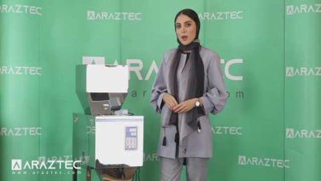 دستگاه پر کن پودر و گرانول به همراه پدال آرازتک
