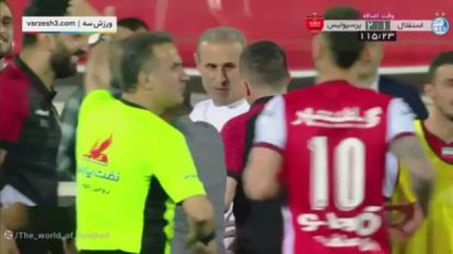 گل دوم پرسپولیس به استقلال با گزارش عباس قانع