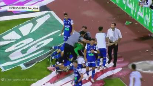 گل اول استقلال به پرسپولیس گزارش عباس قانع