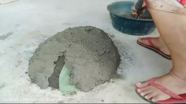 آموزش ساخت گلدان سیمانی پرنده( قو )