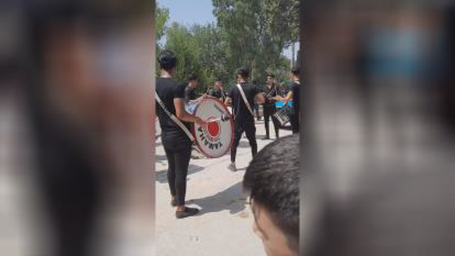 طبل زنی زیبای روز عاشورا