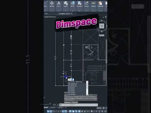 نکات AutoCAD 05: ابعاد سریع #اوتوکد #نکات_اوتوکد #کوتاه #معمار