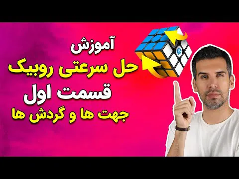 راهنمایی برای حل سریع روبیک - جهت‌ها و حرکات - قسمت اول