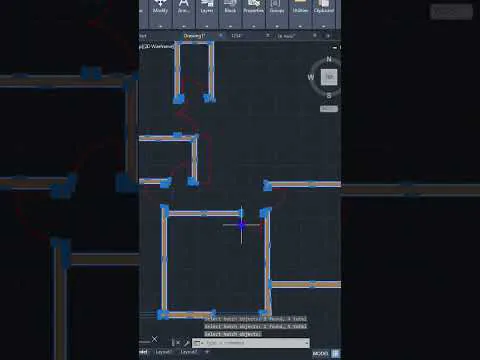 نکات AutoCAD 07: ایجاد پرکردن #آتوکد #نکات_آتوکد #کوتاه #معمار