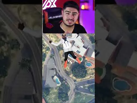 شیرجه هیجان‌انگیز از بلندترین ارتفاع در بازی جی تی ای