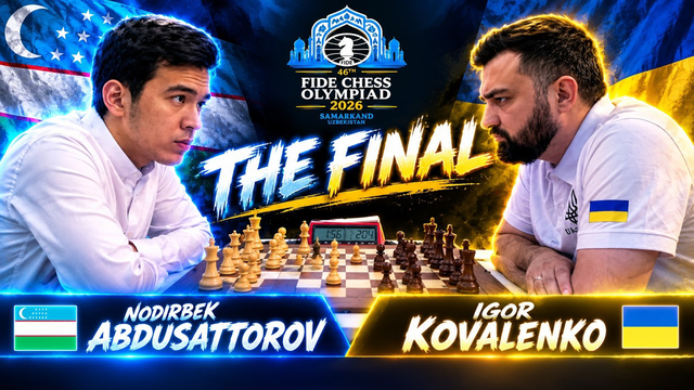 THE OLYMPIAD WINNER! 🏆🔥 | Nodirbek Abdusattorov vs Igor Kovalenko