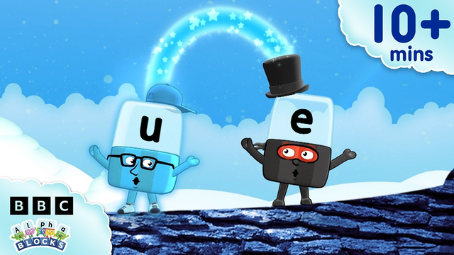 Long Vowels EW U_E UE | Lesson Twenty Nine - Phonics Made Easy | Alphablocks