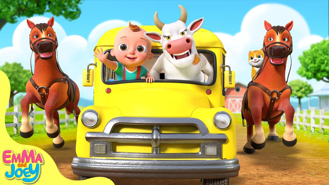 Can You Sing Along? 🎶 Wheels On The Bus + Baby Shark | Emma And Joey