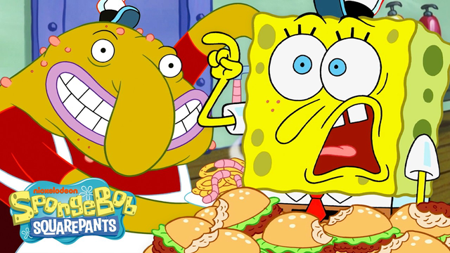 The Krusty Krab WITHOUT Mr. Krabs 🍔 | 40 Minutes | SpongeBob