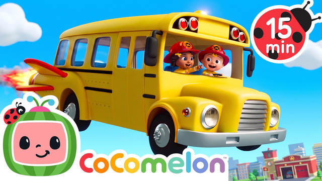 LOOK OUT! Wheels on the Rescue Bus! | CoComelon | Cars & Truck Videos for Kids