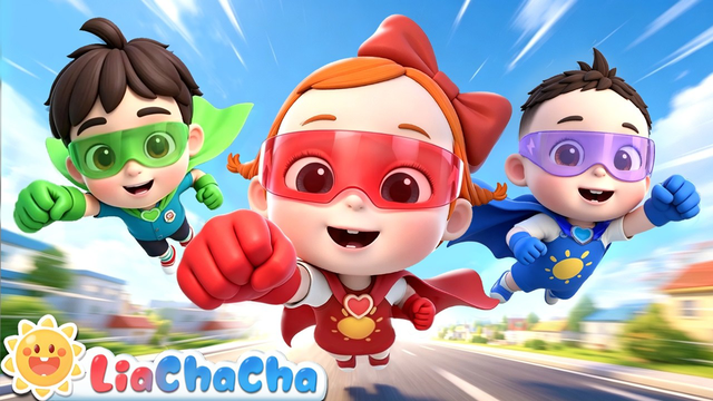 Superhero Team to the Rescue | Superhero Song for Kids | Nursery Rhymes & Toddlers Songs | LiaChaCha