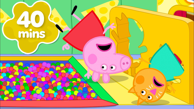 Peppa Pig Takes On CHEESE HOLE IN THE WALL!🧀 Teamwork Game | BRAND NEW Tales Full Episodes | 35 Mins