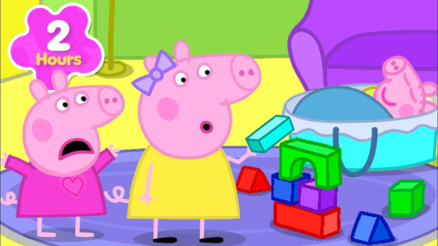 Peppa Pig Stays Up LATE with Cousin Chloe! 🥱 Sleepy Babysitters | Peppa Pig Official Full Episodes