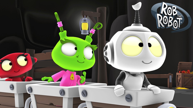 Rob's Mine Train! 💎🚂 | Rob The Robot | Preschool Learning